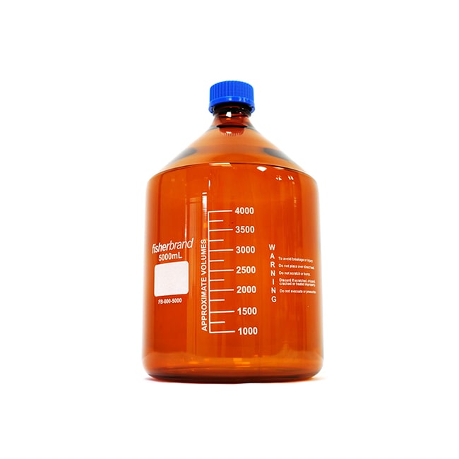 Fisherbrand Laborflasche Braunglas 5L, G